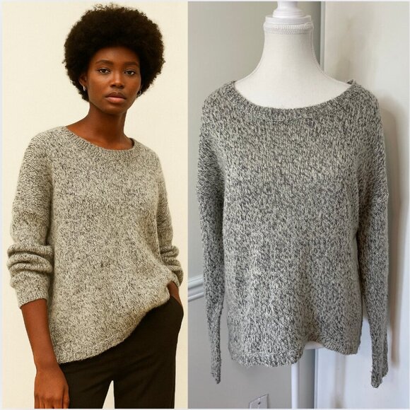 Vero Moda Heathered Crew Neck Knit Sweater S - Picture 1 of 11